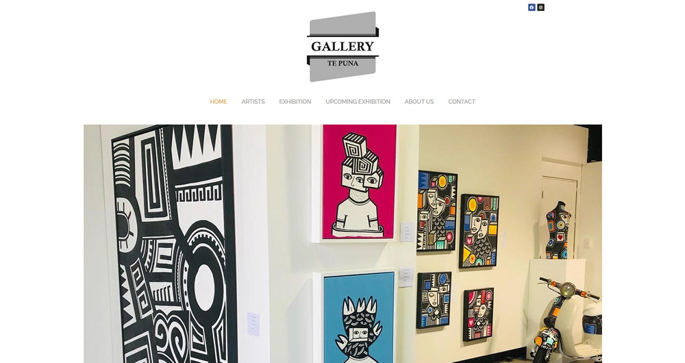 Gallery Te Puna Website Design